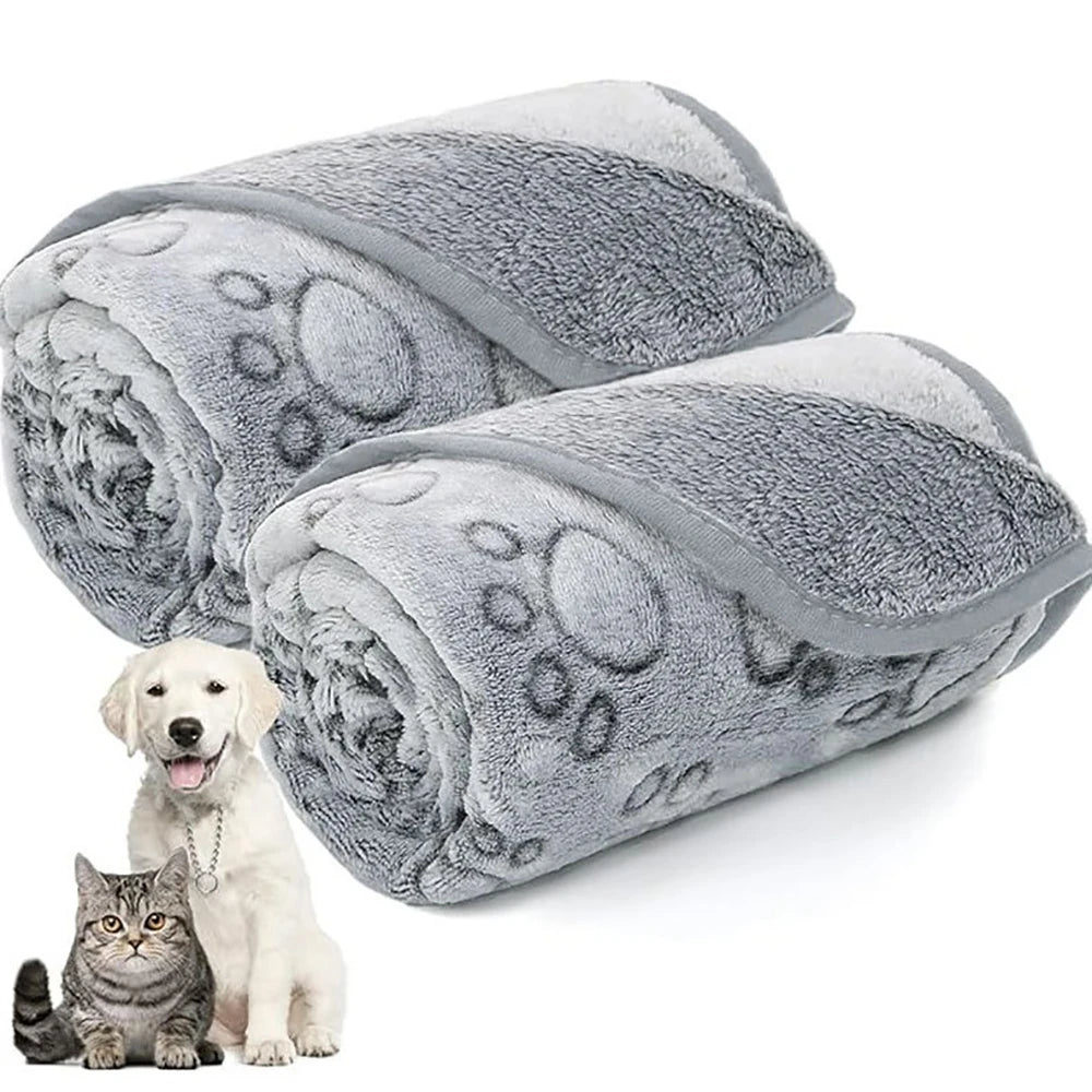 CalmCuddle™ Pet Calming Blanket — Soft, Fluffy & Stress-Relieving for Dogs & Cats