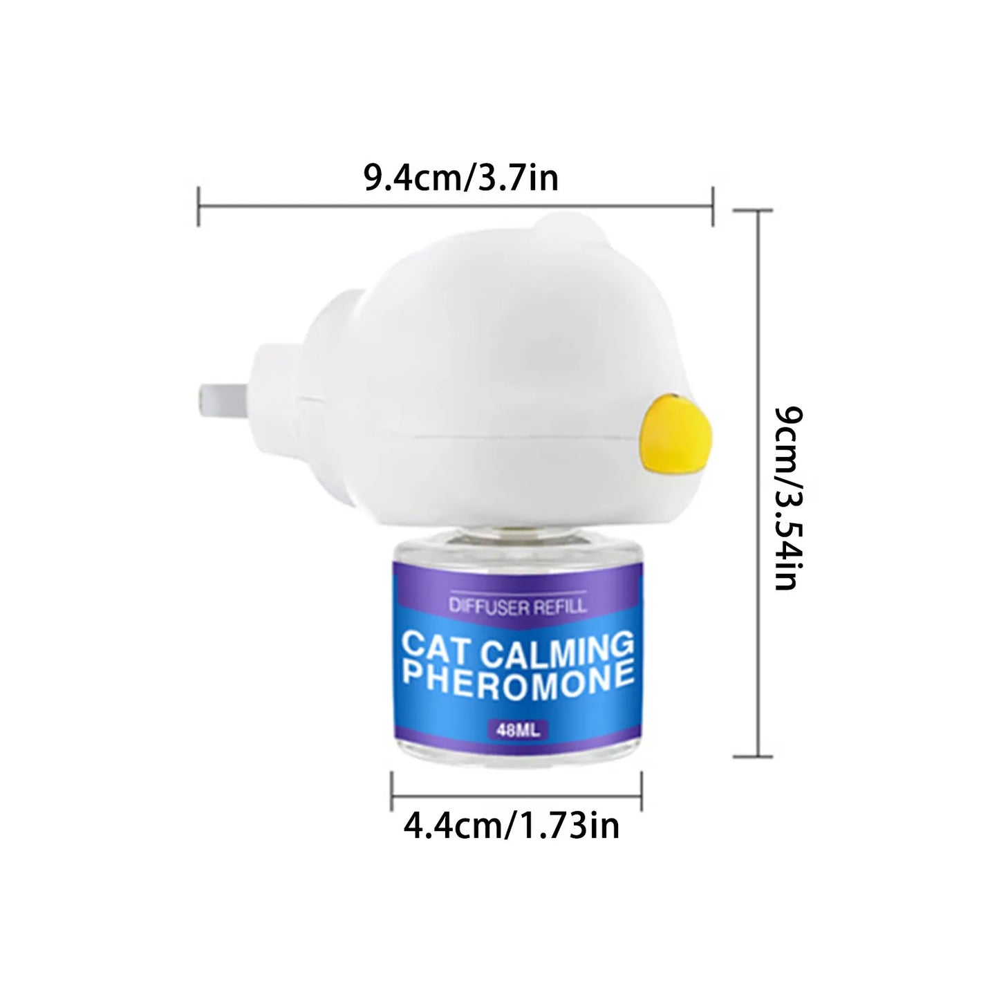 🐾 CalmCuddle™ Natural Calming Pheromone Diffuser — Long-Lasting Comfort for Cats & Dogs
