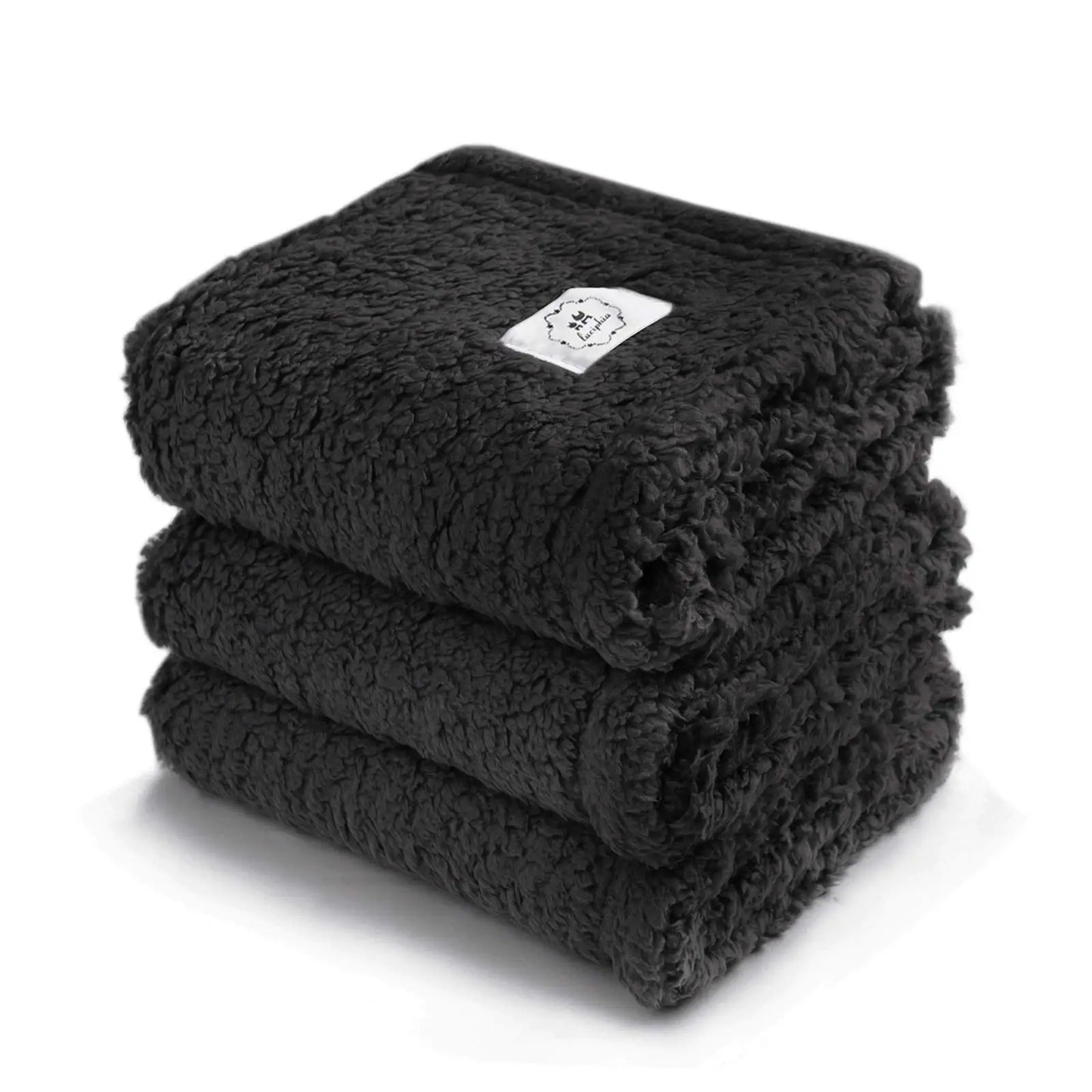 Ultra-Soft Calming Pet Blanket — Fluffy Sherpa Fleece Throw for Dogs, Puppies & Cats