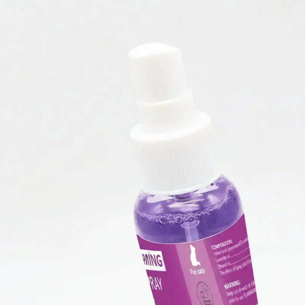 🐾 CalmCuddle™ Feline Calming Spray — 60ml Anti-Stress Pheromone Spray for Cats