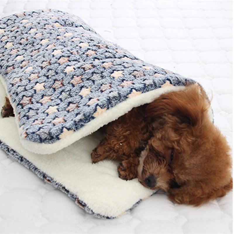 🐾 CalmCuddle™ Pet Sleeping Mat — Cozy, Washable Dog & Cat Bed for Small & Large Pets