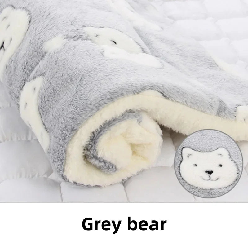 🐾 CalmCuddle™ Pet Sleeping Mat — Cozy, Washable Dog & Cat Bed for Small & Large Pets