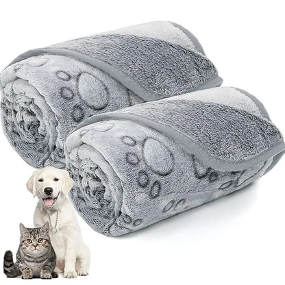 CalmCuddle™ Pet Calming Blanket — Soft, Fluffy & Stress-Relieving for Dogs & Cats
