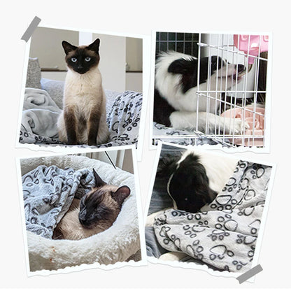 CalmCuddle™ Pet Calming Blanket — Soft, Fluffy & Stress-Relieving for Dogs & Cats