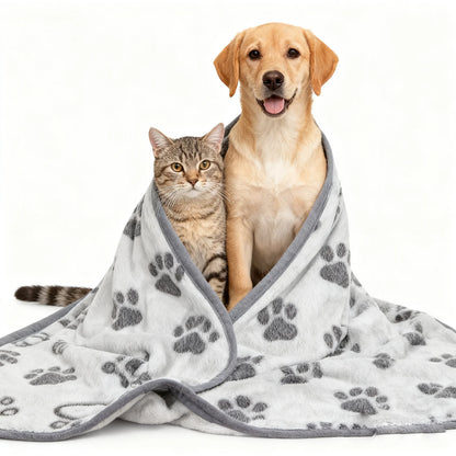 CalmCuddle™ Pet Calming Blanket — Soft, Fluffy & Stress-Relieving for Dogs & Cats