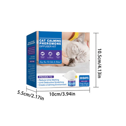 🐾 CalmCuddle™ Natural Calming Pheromone Diffuser — Long-Lasting Comfort for Cats & Dogs
