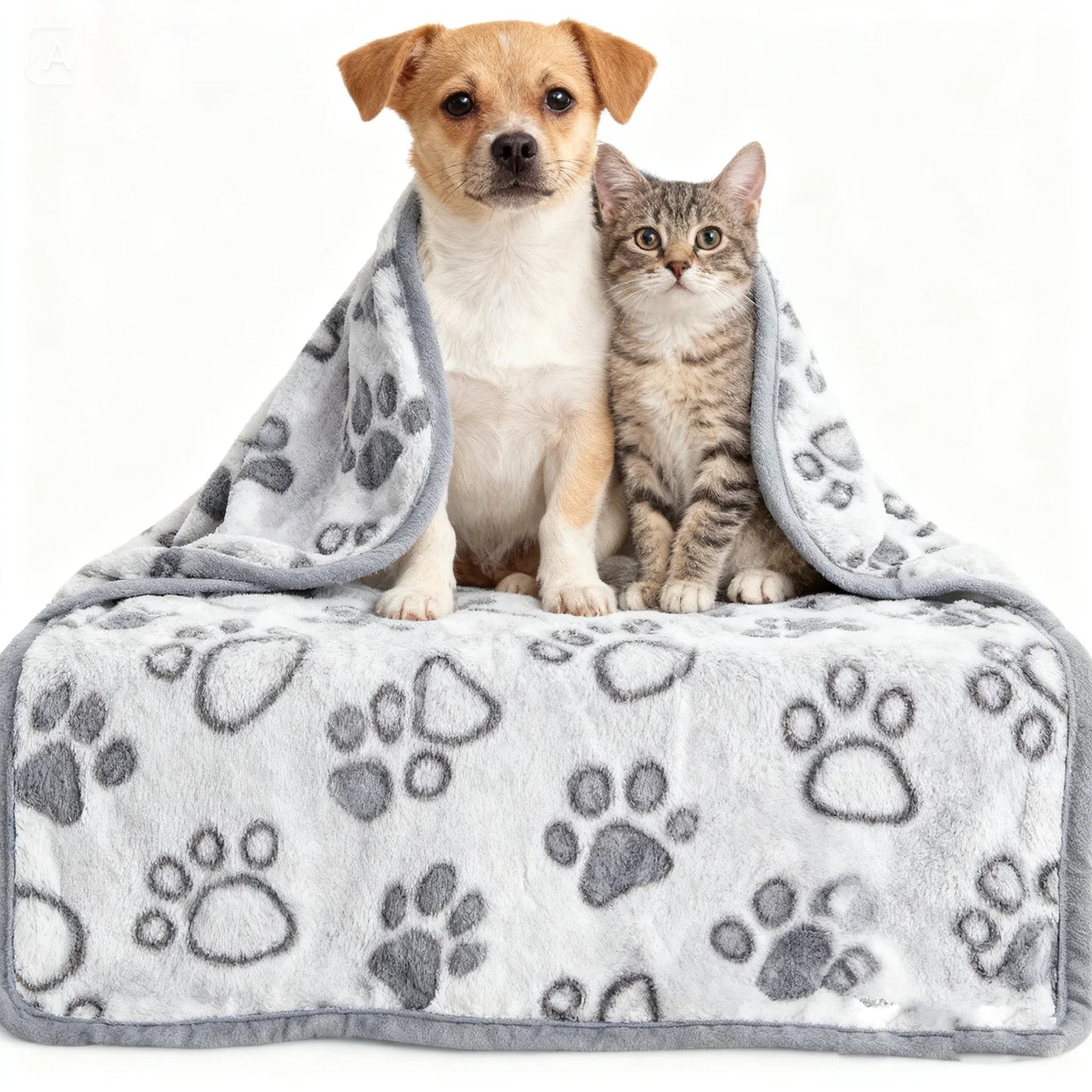 CalmCuddle™ Pet Calming Blanket — Soft, Fluffy & Stress-Relieving for Dogs & Cats