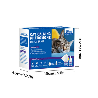🐾 CalmCuddle™ Natural Calming Pheromone Diffuser — Long-Lasting Comfort for Cats & Dogs