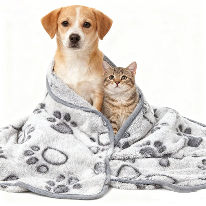 CalmCuddle™ Pet Calming Blanket — Soft, Fluffy & Stress-Relieving for Dogs & Cats